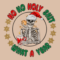 Ho Ho Holly Shit Skeleton Santa Urban Heavy Tee | Teevron