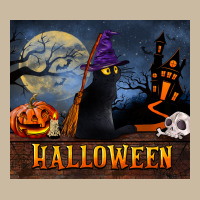 Black Cat Halloween Long Sleeve Tee | Teevron