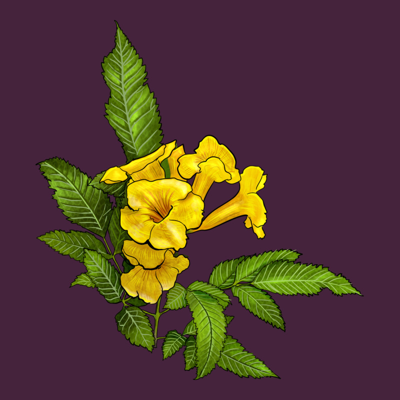 Yellow Elder Flower Premium Tee by LillyAllenDesigns | Teevron