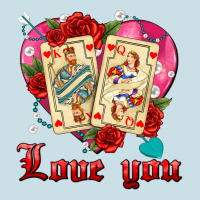 Love You Playing Cards Roses And Pearls Ladies Tee | Teevron