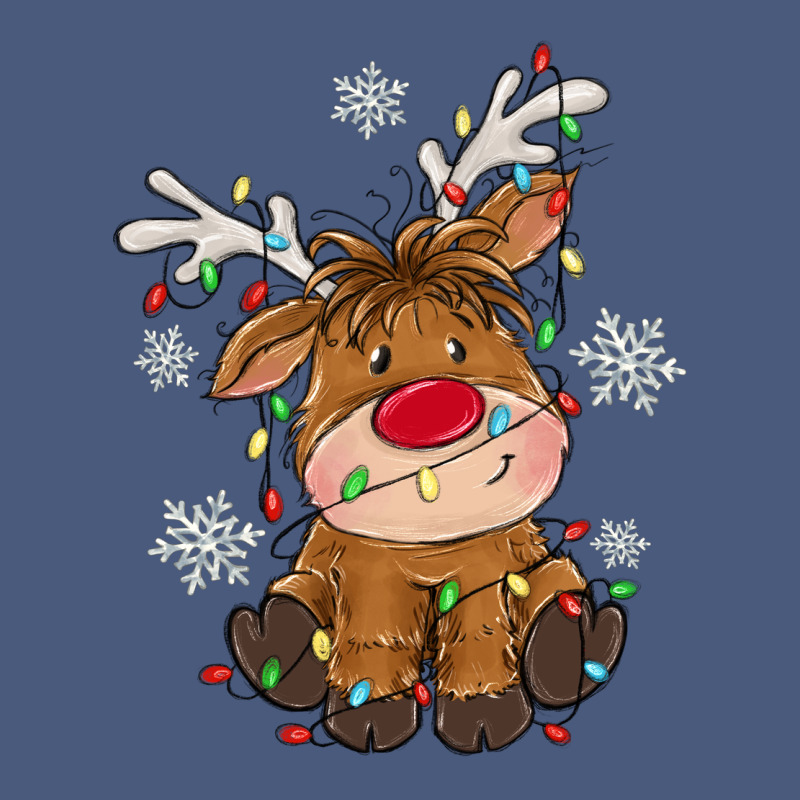 Christmas Reindeer Vintage Hoodie by MaliasSmallBusiness | Teevron