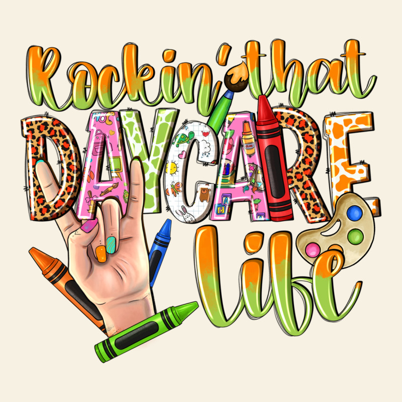 Rockin That Daycare Life Vintage Tee by NancyCooperArtShop | Teevron