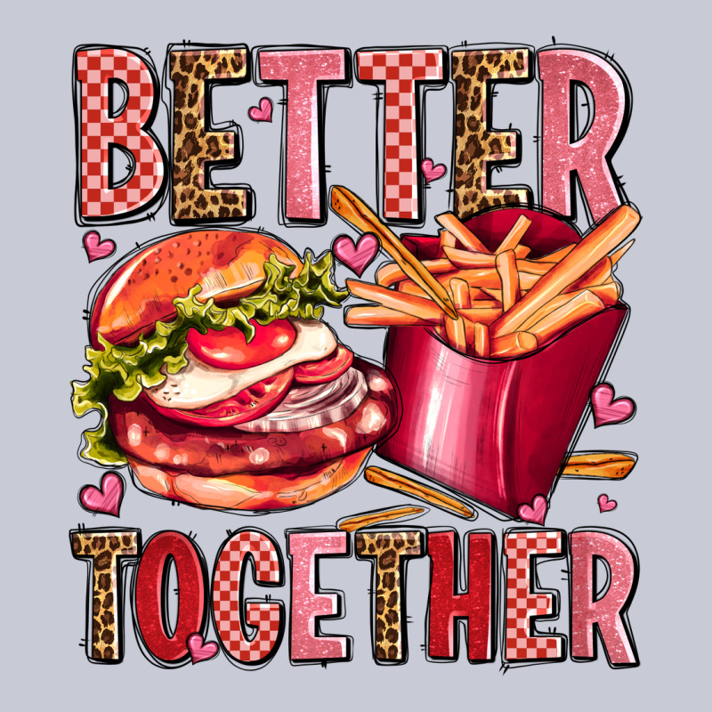 Hamburger Potatoes Better Together Olivia Heavyweight Hoodie by OliviaCreatesArt | Teevron