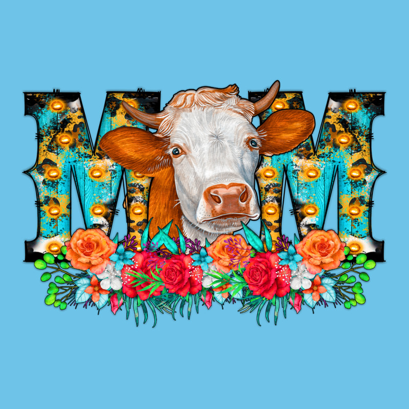 Mom Cow Flowers Premium Sweatshirt by CowCowDesign | Teevron