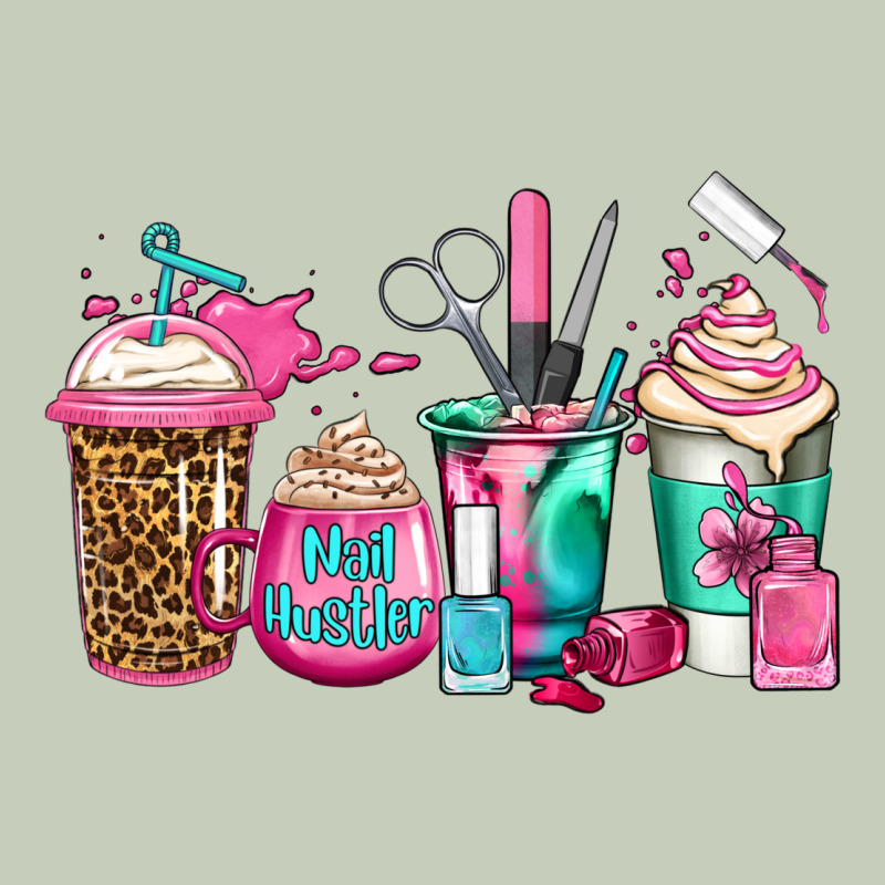 Nail Hustler Coffee Cups Ladies Tee by Jasminsmagicworld | Teevron