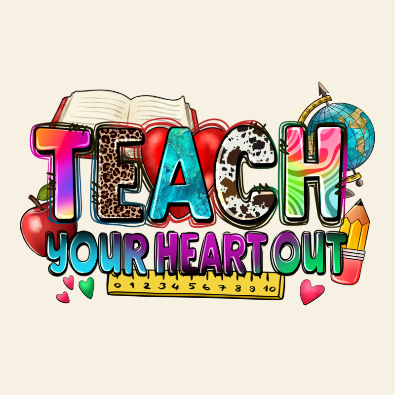 Teach Your Heart Out Vintage Tee by NancyCooperArtShop | Teevron