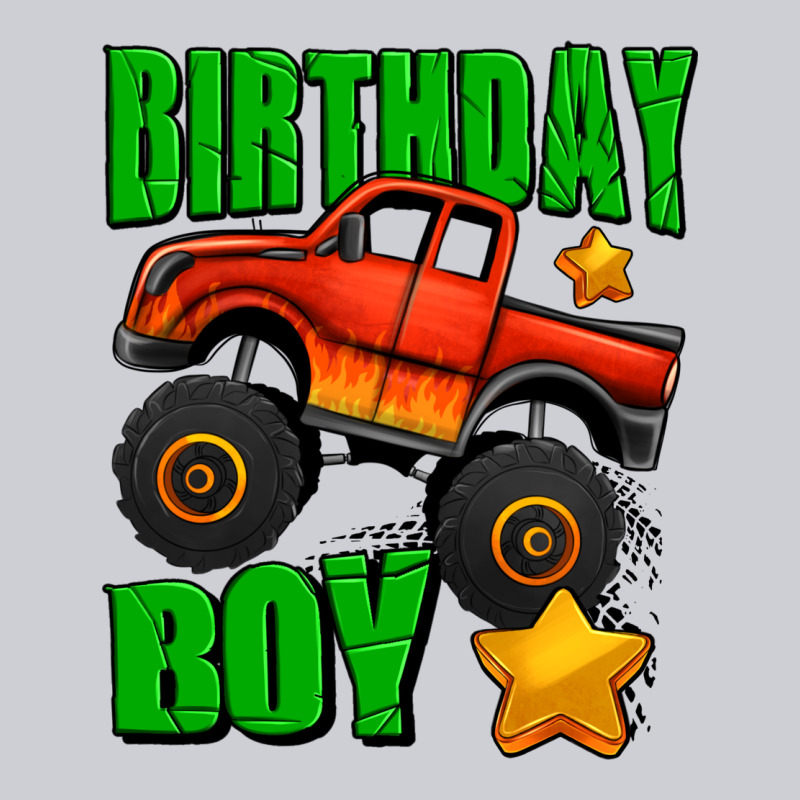 Birthday Boy Monster Truck Heavyweight Sweatshirt by Jasminsmagicworld | Teevron