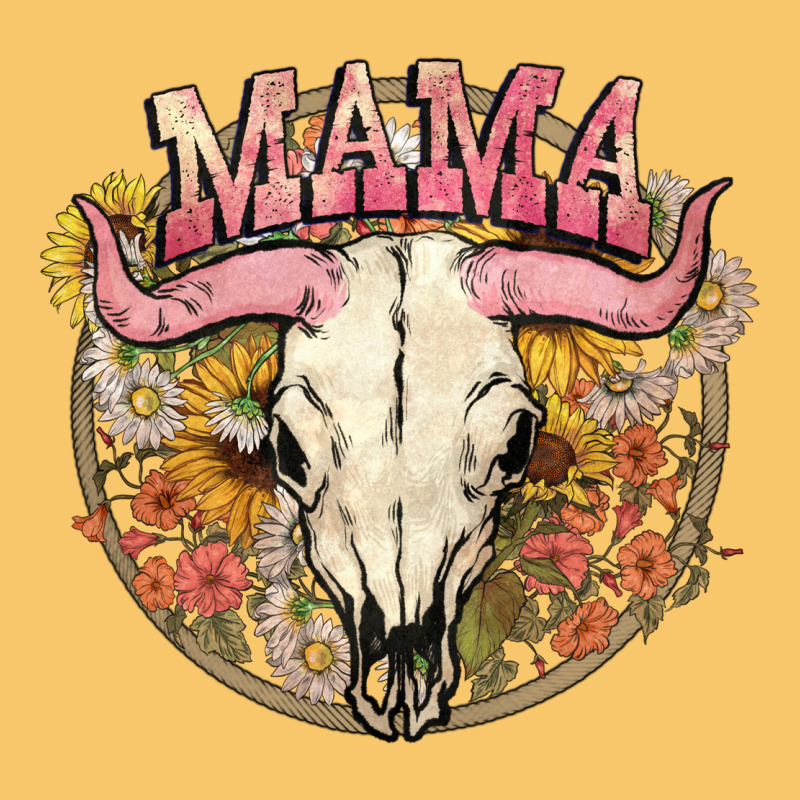 Bullskull Mama Vintage Hoodie by NancyCooperArtShop | Teevron