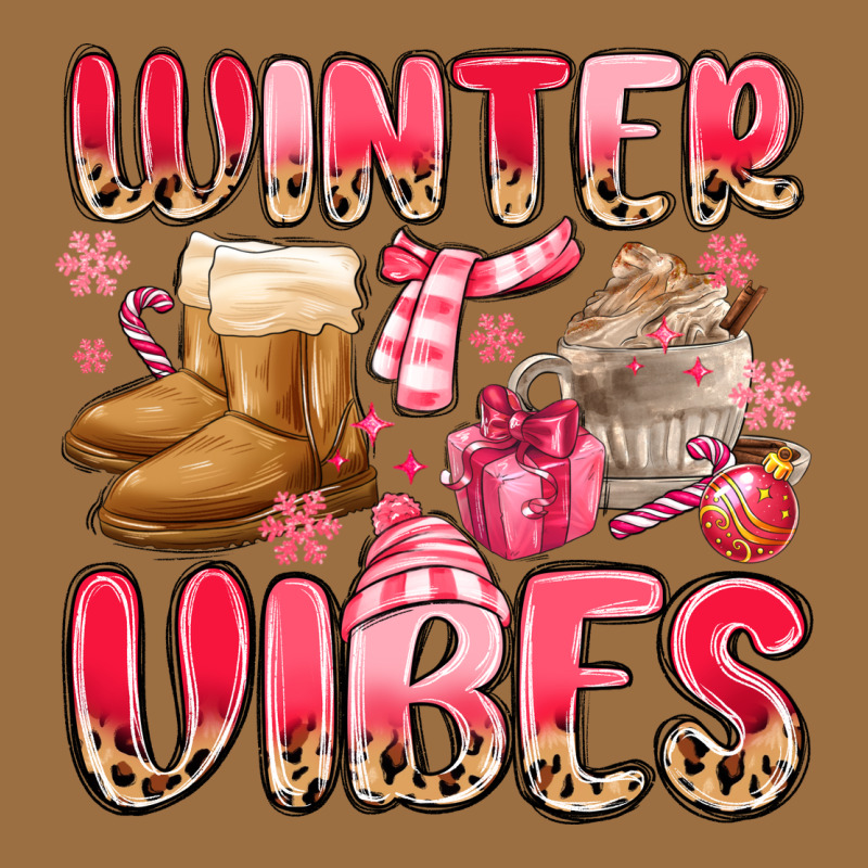 Pink Winter Vibes Vintage Tee by MaliasSmallBusiness | Teevron