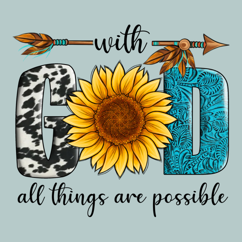 With God All Things Are Possible Heavy Core Tee by Artiststas | Teevron