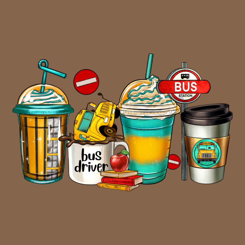 School Bus Driver Coffee Cups Premium Tee by Jasminsmagicworld | Teevron