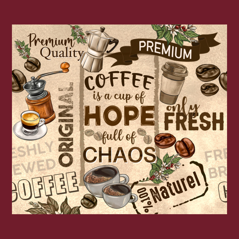 Coffee Is A Cup Of Hope Zipper Hoodie by TumblerDesignByShophia | Teevron