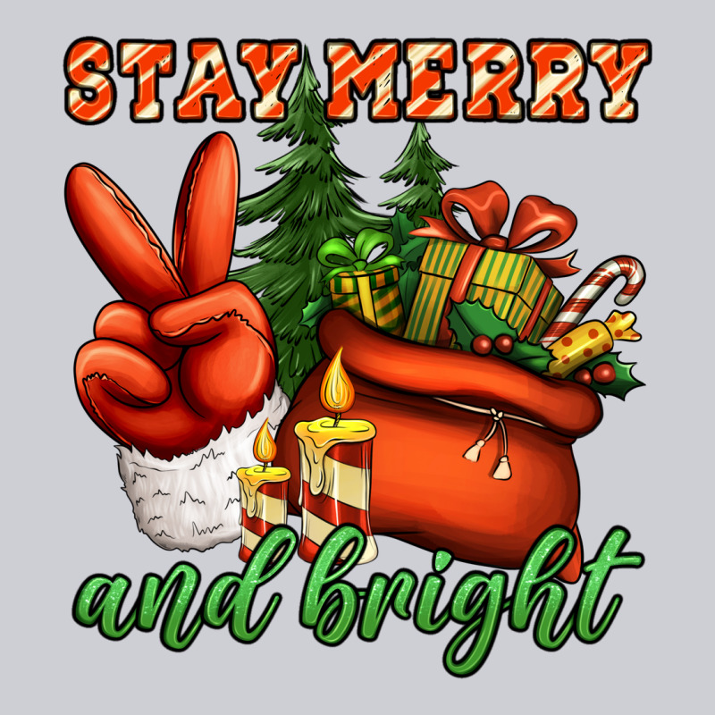 Stay Merry And Bright Peace Hand Heavyweight Sweatshirt by Jasminsmagicworld | Teevron