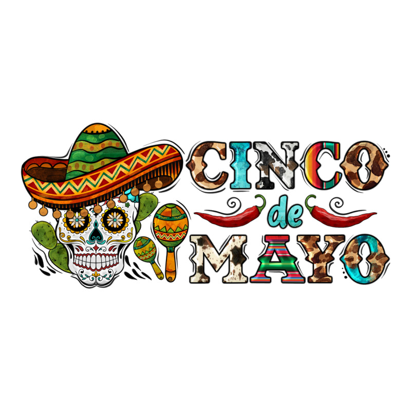Cinco De Mayo Skull Premium Tee by BarkalooDesign | Teevron