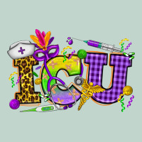Mardi Gras Icu Nurse Zipper Hoodie | Teevron