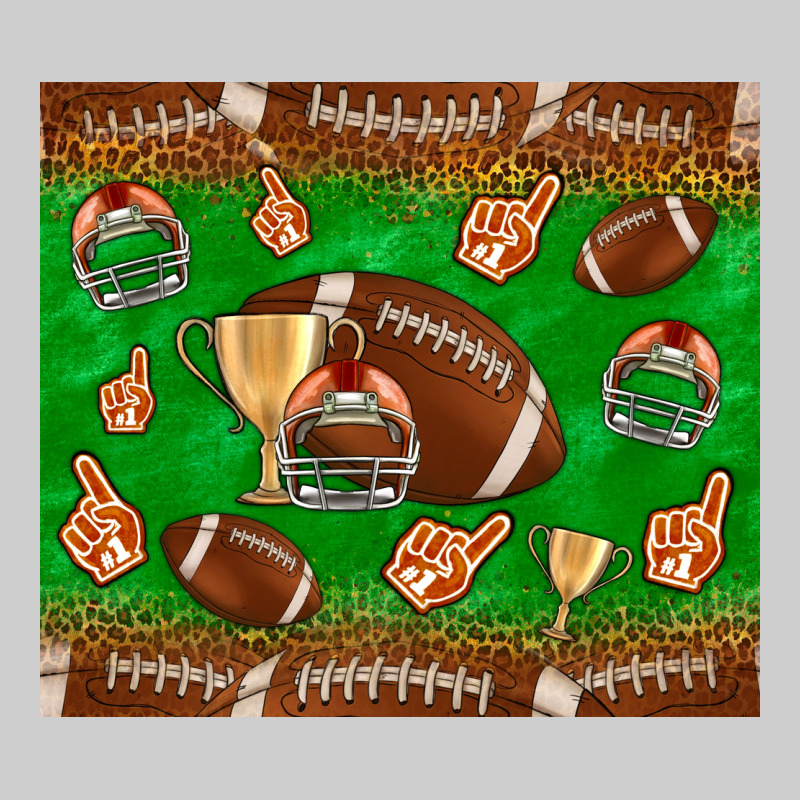 Football Leopard Premium Tee by NancyCooperArtShop | Teevron