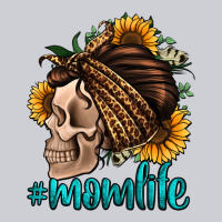 Momlife Skull With Bandana Heavyweight Sweatshirt | Teevron