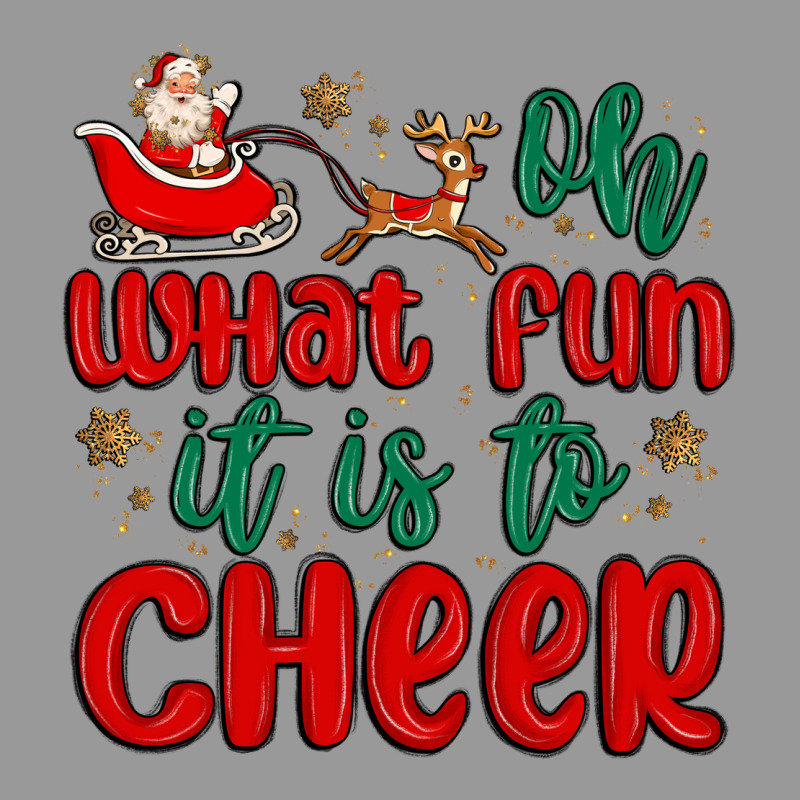 Oh What Fun It Is To Cheer Vintage Hoodie by MaliasSmallBusiness | Teevron