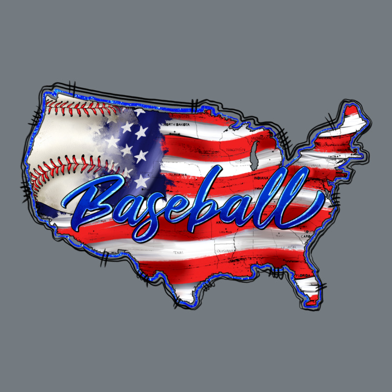 Usa Flag Baseball Heavyweight Sweatshirt by BarkalooDesign | Teevron