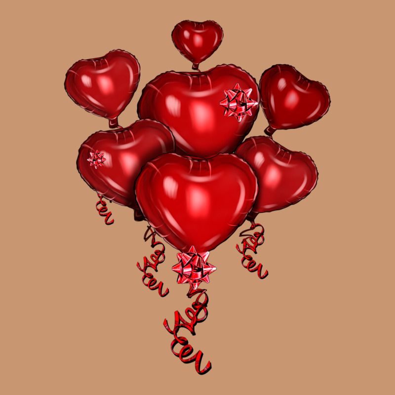Heart Balloons Olivia Heavyweight Hoodie by OliviaCreatesArt | Teevron