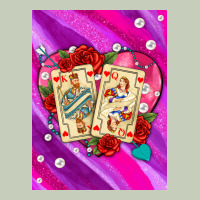 Playing Cards With Pearls And Glitter Air Ladies Tee | Teevron