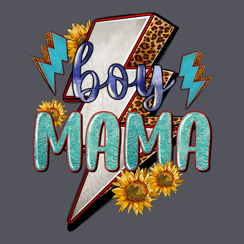 Boy Mama Lightning Bold Vintage Hoodie by NancyCooperArtShop | Teevron