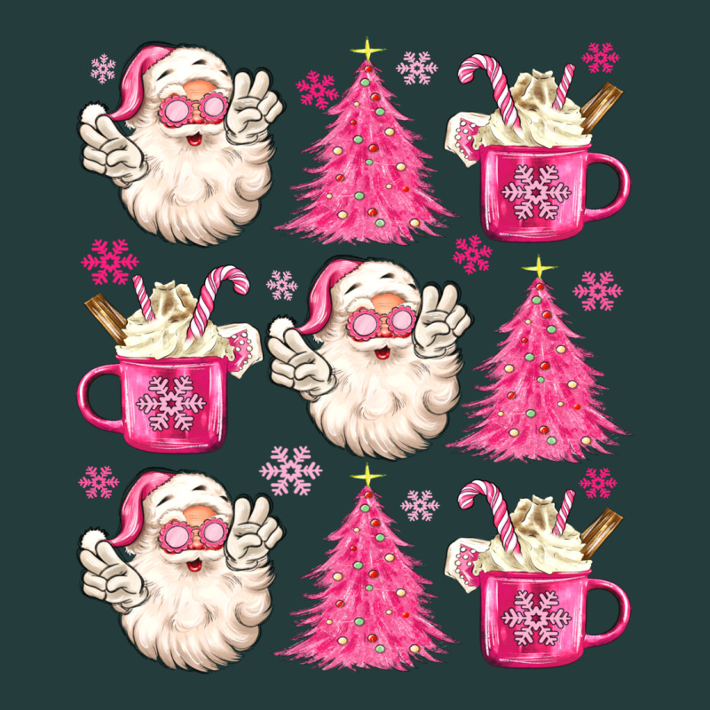Retro Doodle Pink Christmas Classic Tee by MaliasSmallBusiness | Teevron