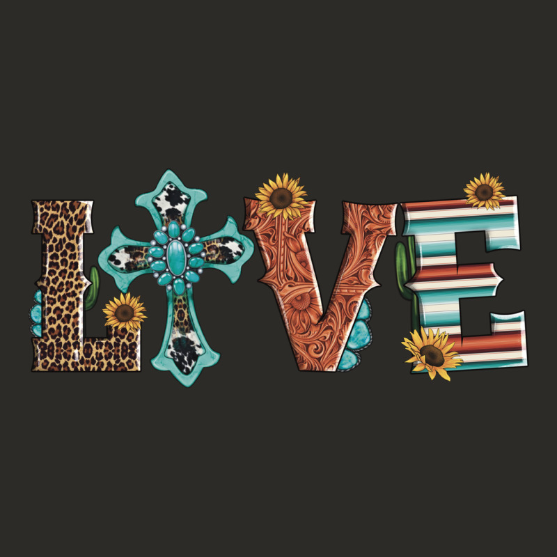 Western Love With Cross Heavy Core Tee by Artiststas | Teevron