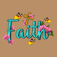 Faith With Flower And Butterfly Vintage Hoodie | Teevron