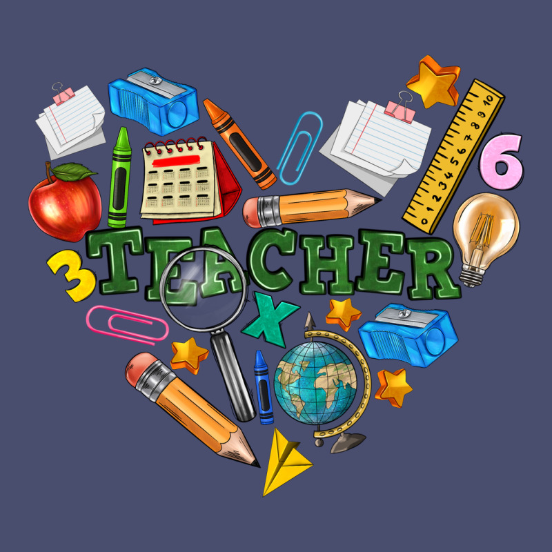Teacher Heart Vintage Tee by NancyCooperArtShop | Teevron