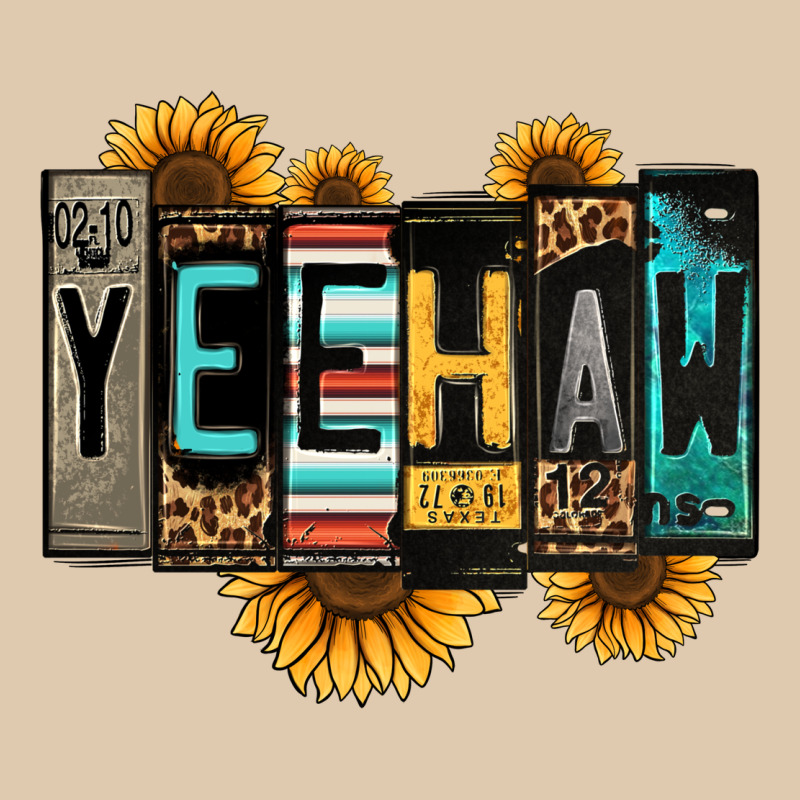 Yeehaw License Plate Letters Heavyweight Sweatshirt by Jasminsmagicworld | Teevron