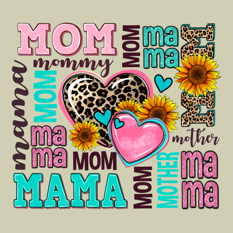 Mom Mama Mommy With Hearts Heavy Core Tee by AdoDesignShop | Teevron