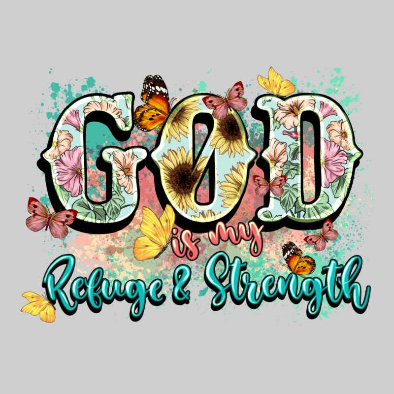 God Is My Refugee And Strength Premium Tee by NancyCooperArtShop | Teevron