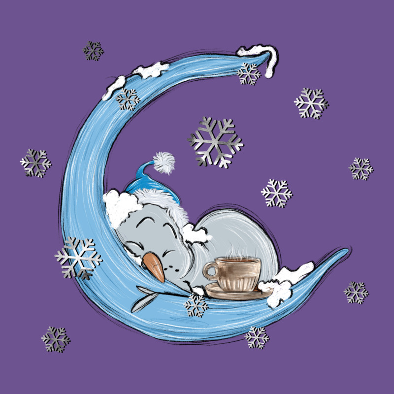 Snowman And Moon Vintage Tee by MaliasSmallBusiness | Teevron