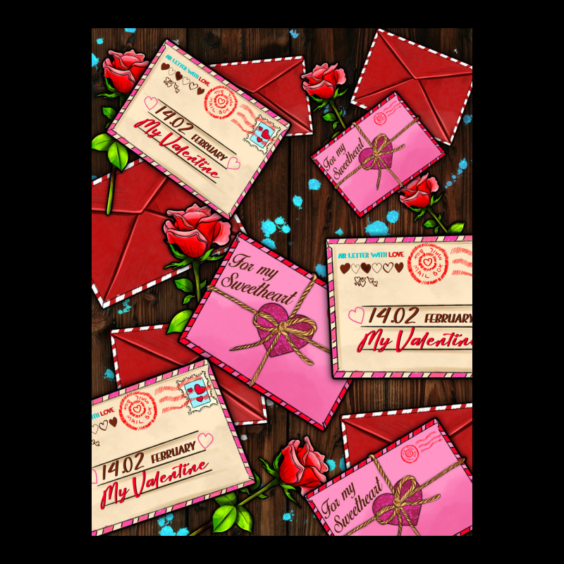 Love Letters With Roses  Air Ladies Tee by AdoDesignShop | Teevron
