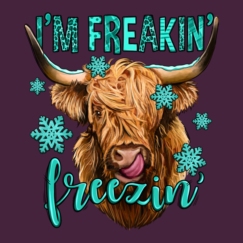 I'm Freakin Freezin Long Haired Cow Premium Tee by Jasminsmagicworld | Teevron