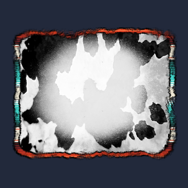 Cowhide Background With Bleach Serape Frame Premium Sweatshirt by CowCowDesign | Teevron