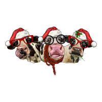christmas holstein cows | Teevron