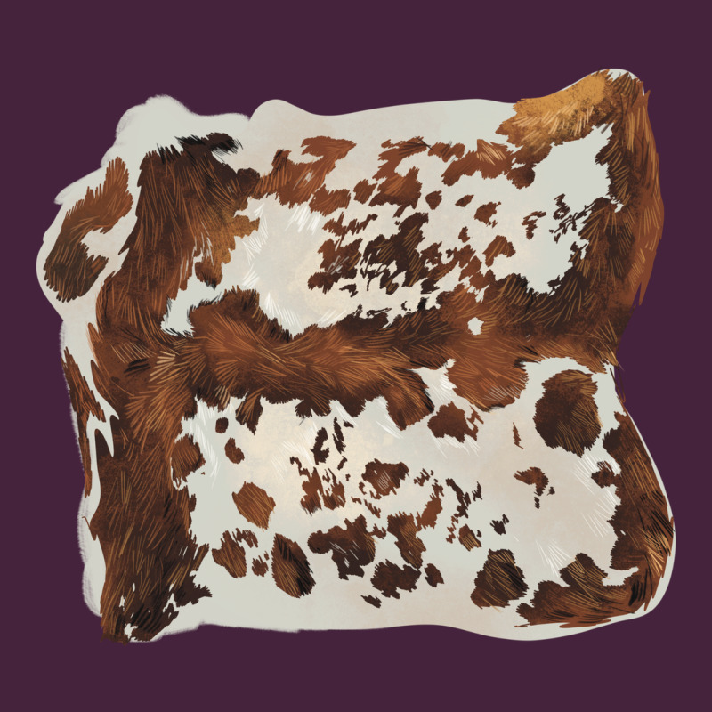 Hand Drawn Cowhide Cow Fur Premium Tee by BarkalooDesign | Teevron