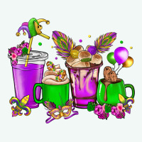 Mardi Gras Coffee Cups Premium Hoodie | Teevron