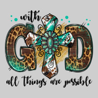 With God All Things Are Possible Gemstone Cross Premium Tee | Teevron