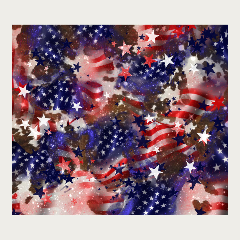 American Flag Sparkly  Tumbler Zipper Hoodie by HowdyJamesFarm | Teevron