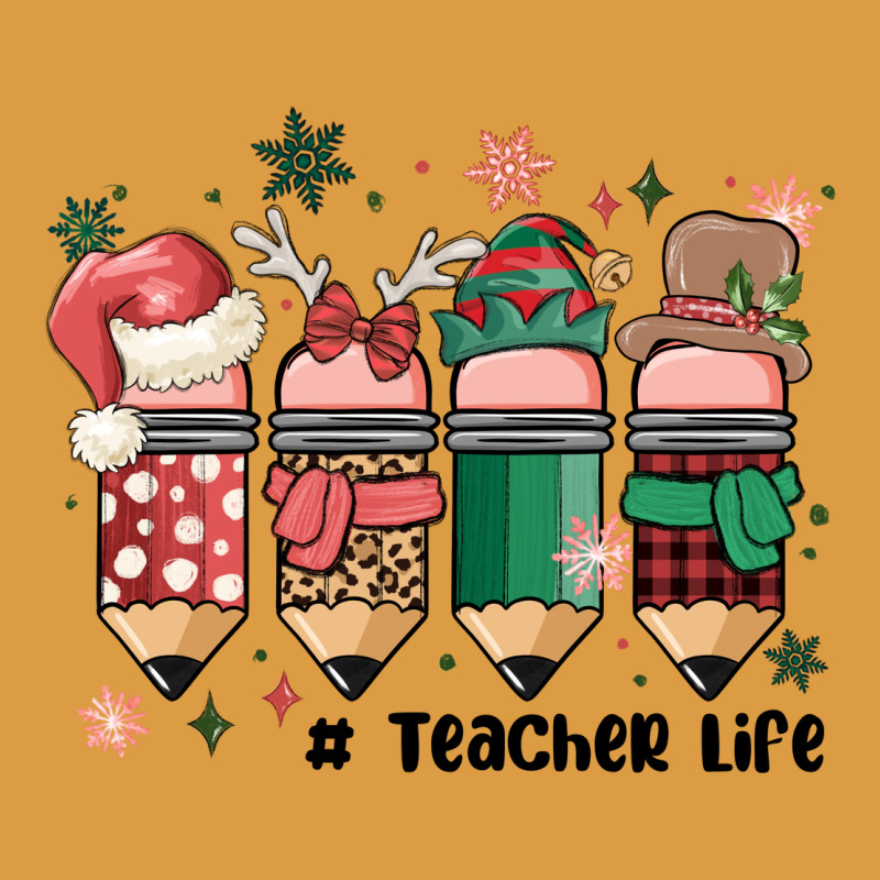 Teacher Christmas Urban Heavy Tee by MaliasSmallBusiness | Teevron