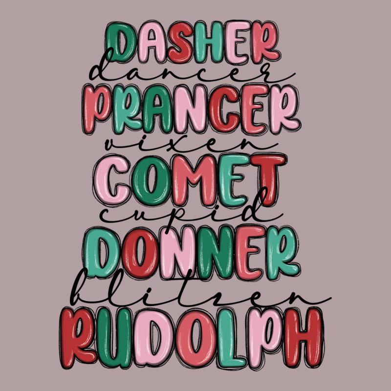 Dasher Dancer Prancer Vixer Comet Cupid Donner Bli Vintage Hoodie by MaliasSmallBusiness | Teevron