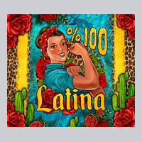 Hundred Percent Latina Strong Woman Heavyweight Sweatshirt | Teevron