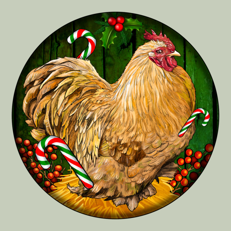Cochin Rooster Christmas Long Sleeve Tee by LillyAllenDesigns | Teevron