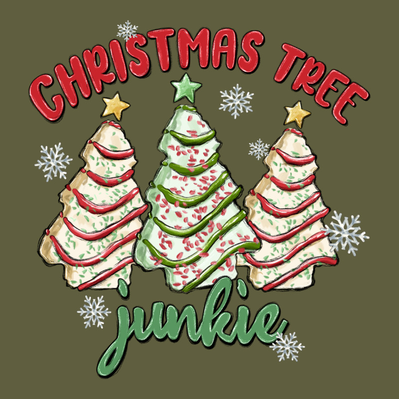 Christmas Tree Junkie Vintage Tee by MaliasSmallBusiness | Teevron