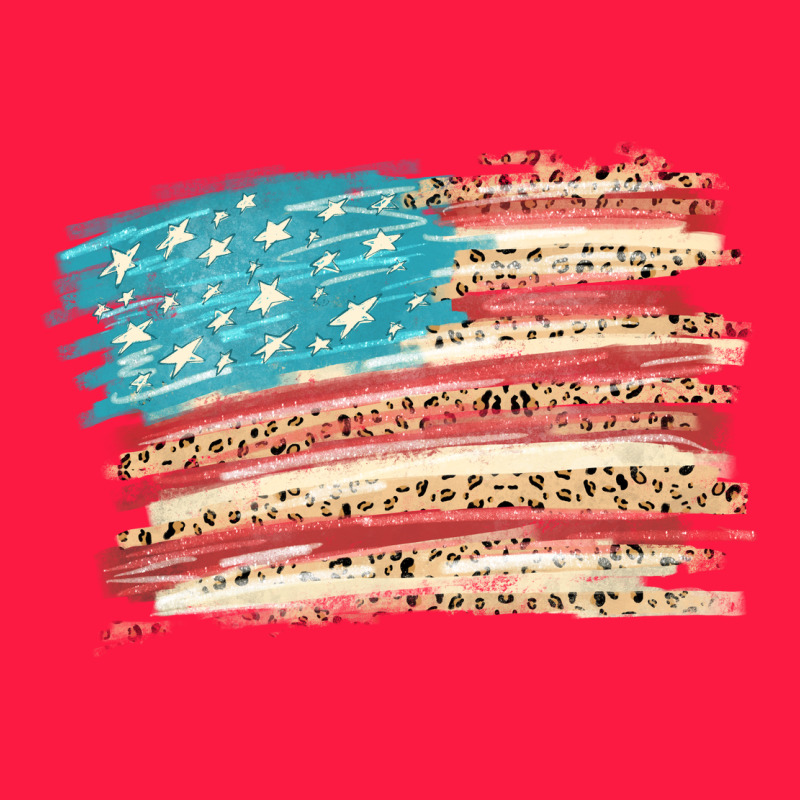 American Flag With Leopard Zipper Hoodie by HowdyJamesFarm | Teevron