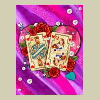 Playing Cards With Pearls And Glitter Air Heavy Core Tee | Teevron