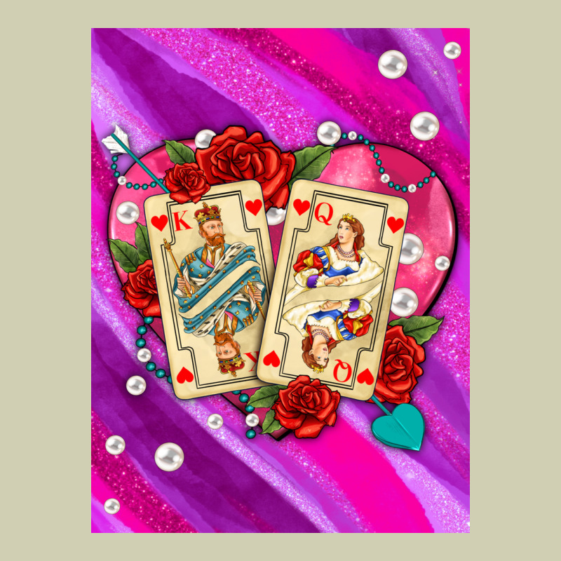 Playing Cards With Pearls And Glitter Air Heavy Core Tee by AdoDesignShop | Teevron